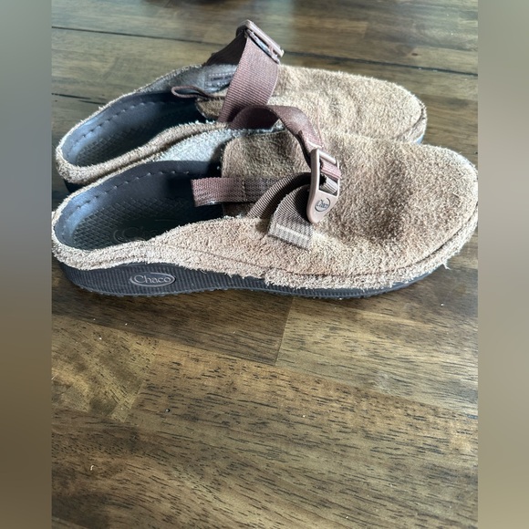 Chaco Brown Suede Slip-On Shoes - Picture 1 of 3